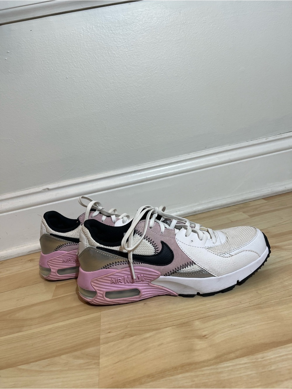 Nike Air Max Excee Shoes Womens Size 7.5 Pink White Sneakers